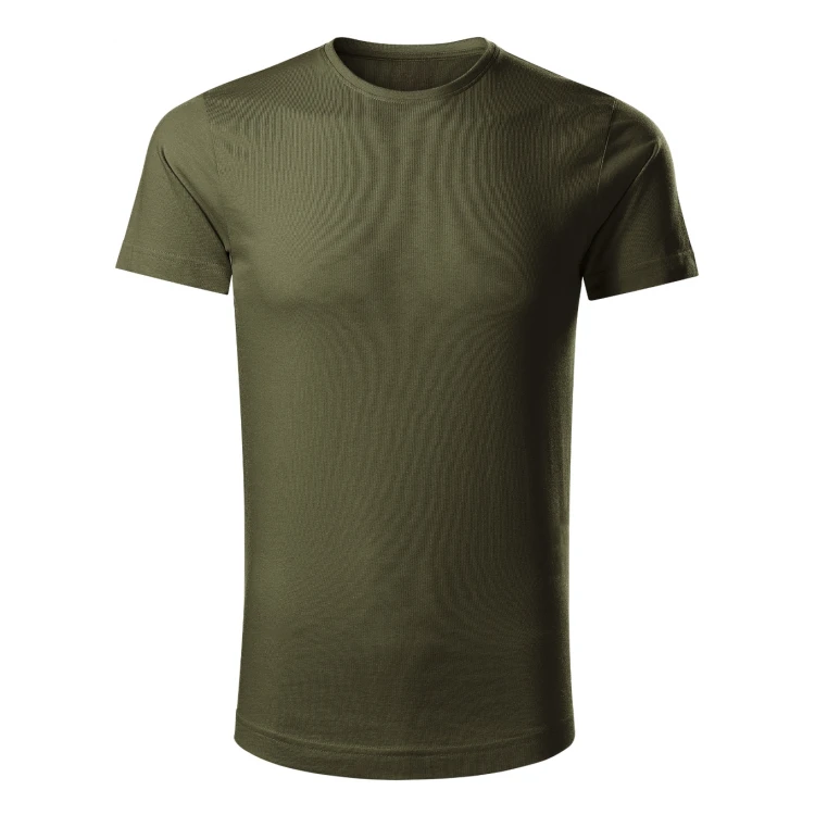 Men's t-shirt MALFINI Epic in organic cotton, crew neck, front view to personalise with logo
