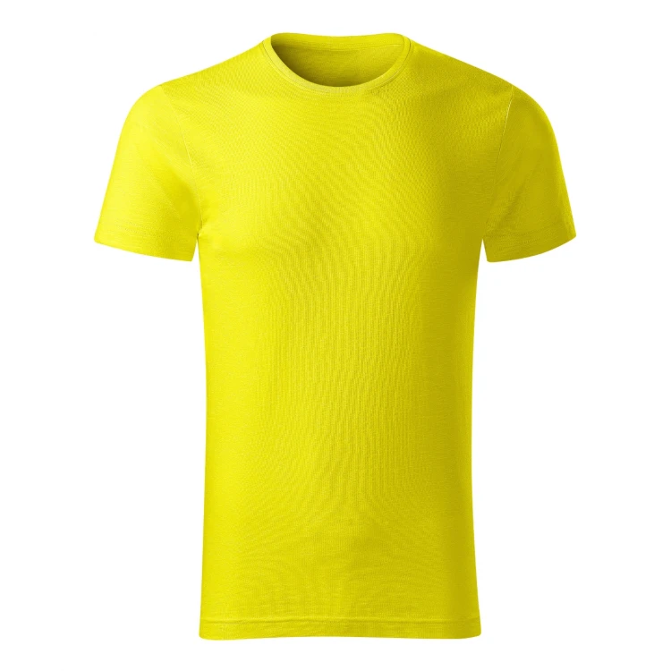 Men's t-shirt MALFINI mod. Gulf in organic cotton flame finish, crew neck, ready to personalise with logo