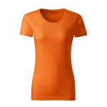Women's MALFINI Gulf t-shirt in organic flamed cotton, fitted cut to personalise with logo