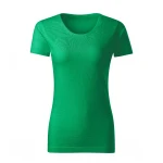 Women's MALFINI Gulf t-shirt in organic flamed cotton, fitted cut to personalise with logo