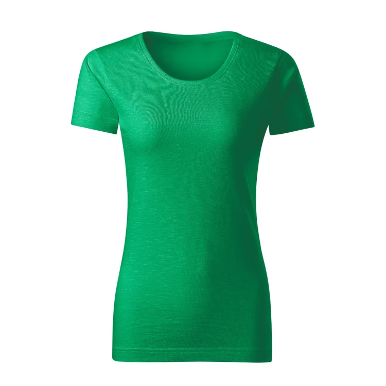 Women's MALFINI Gulf t-shirt in organic flamed cotton, fitted cut to personalise with logo