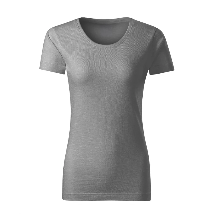 Women's MALFINI Gulf t-shirt in organic flamed cotton, fitted cut to personalise with logo