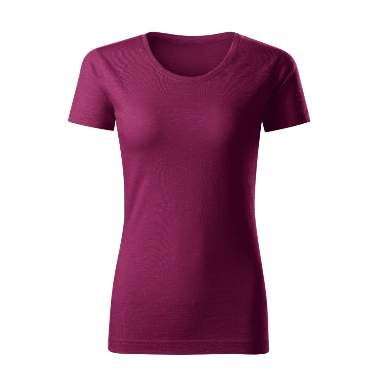 Women's MALFINI Gulf t-shirt in organic flamed cotton, fitted cut to personalise with logo