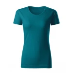 Women's MALFINI Gulf t-shirt in organic flamed cotton, fitted cut to personalise with logo