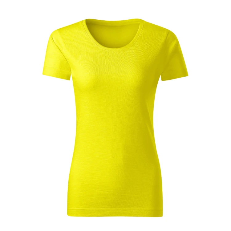 Women's MALFINI Gulf t-shirt in organic flamed cotton, fitted cut to personalise with logo