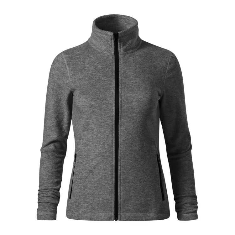 MALFINI women's micropile mod. Factor in recycled polyester, slimline cut with full-length zipper