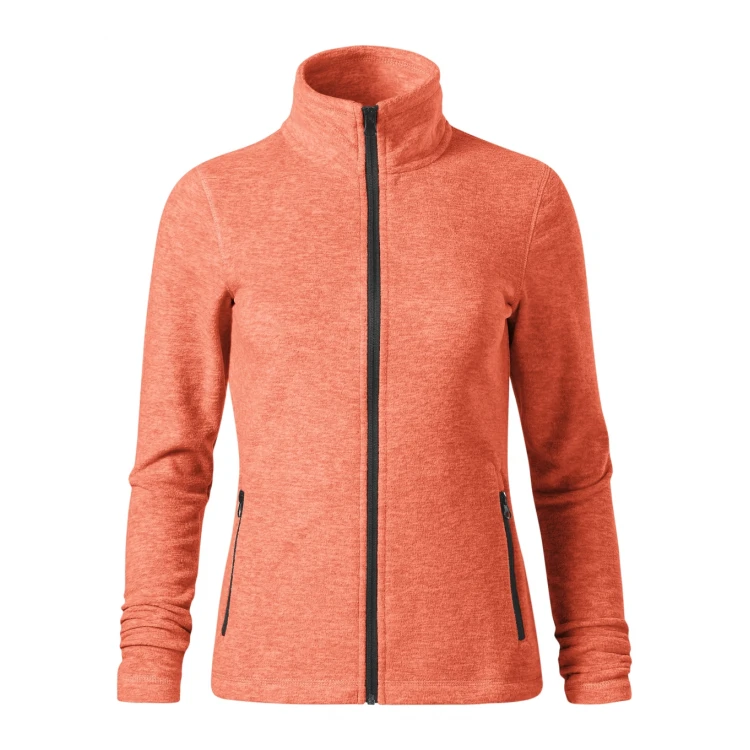 MALFINI women's micropile mod. Factor in recycled polyester, slimline cut with full-length zipper