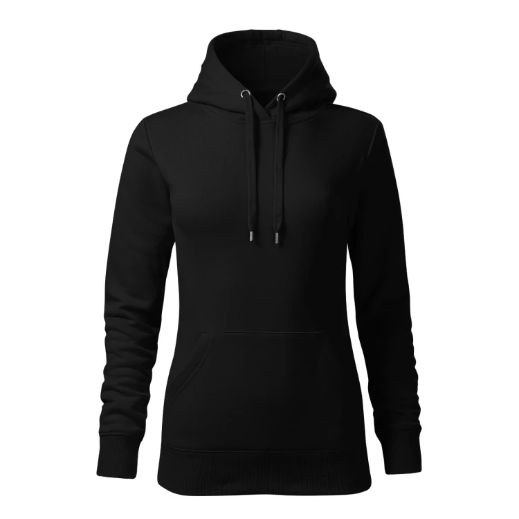 Sweat femme MALFINI Cape Free avec capuche, poche avant et doublure intérieure, prêt à personnaliser