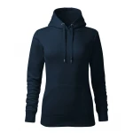 Sweat femme MALFINI Cape Free avec capuche, poche avant et doublure intérieure, prêt à personnaliser