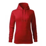 Sweat femme MALFINI Cape Free avec capuche, poche avant et doublure intérieure, prêt à personnaliser