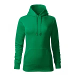 Sweat femme MALFINI Cape Free avec capuche, poche avant et doublure intérieure, prêt à personnaliser
