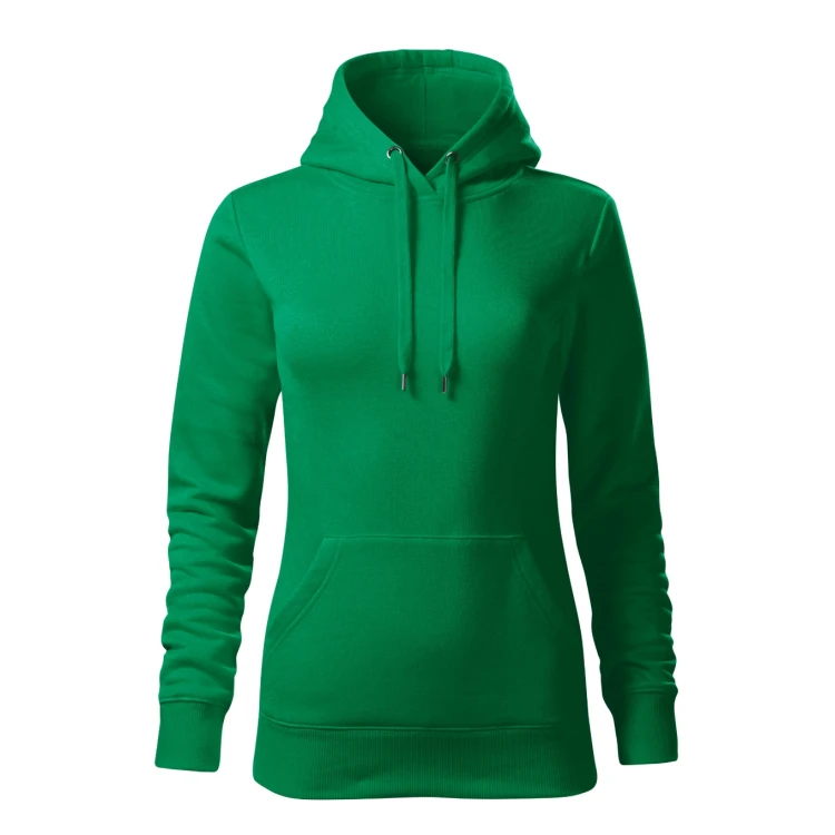Sweat femme MALFINI Cape Free avec capuche, poche avant et doublure intérieure, prêt à personnaliser
