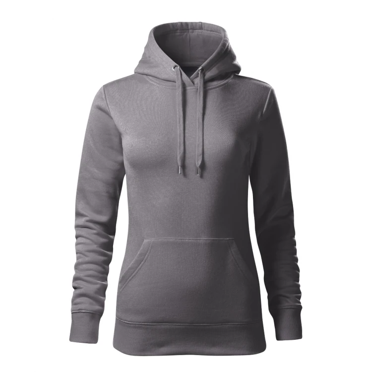 Sweat femme MALFINI Cape Free avec capuche, poche avant et doublure intérieure, prêt à personnaliser