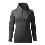 Sweat femme MALFINI Cape Free avec capuche, poche avant et doublure intérieure, prêt à personnaliser