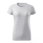 Camiseta mujer MALFINI Basic Free en algodón single jersey, vista frontal, disponible en amplia gama de colores