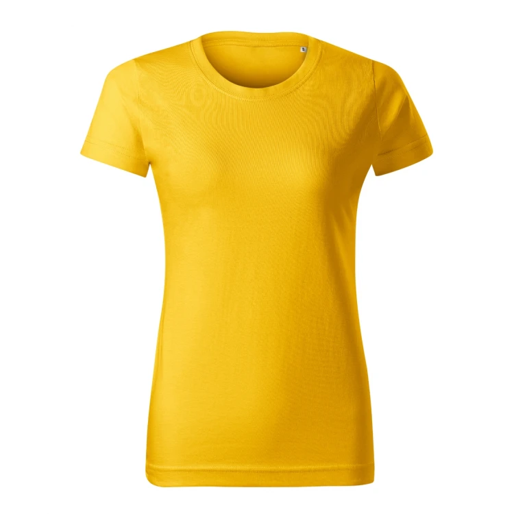 Camiseta mujer MALFINI Basic Free en algodón single jersey, vista frontal, disponible en amplia gama de colores