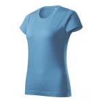Camiseta mujer MALFINI Basic Free en algodón single jersey, vista frontal, disponible en amplia gama de colores