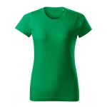 Camiseta mujer MALFINI Basic Free en algodón single jersey, vista frontal, disponible en amplia gama de colores