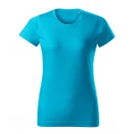 Camiseta mujer MALFINI Basic Free en algodón single jersey, vista frontal, disponible en amplia gama de colores
