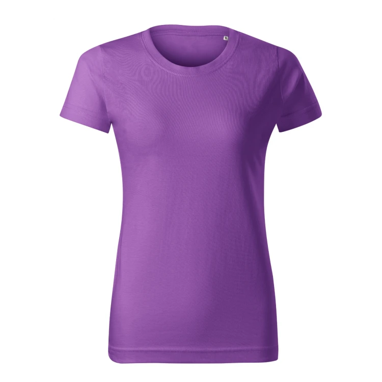 Camiseta mujer MALFINI Basic Free en algodón single jersey, vista frontal, disponible en amplia gama de colores
