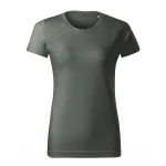 Camiseta mujer MALFINI Basic Free en algodón single jersey, vista frontal, disponible en amplia gama de colores
