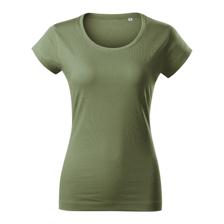 Camiseta mujer Viper Free escote redondo en algodón, vista frontal, para personalizar con logo