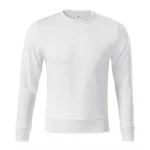Sweat col rond PICCOLIO mod. Zero en mélange coton-polyester avec intérieur non gratté, vue de face à personnaliser avec logo