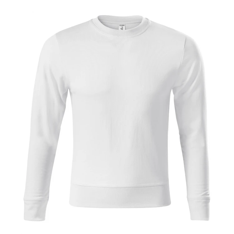 Sweat col rond PICCOLIO mod. Zero en mélange coton-polyester avec intérieur non gratté, vue de face à personnaliser avec logo