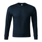 Sweat col rond PICCOLIO mod. Zero en mélange coton-polyester avec intérieur non gratté, vue de face à personnaliser avec logo