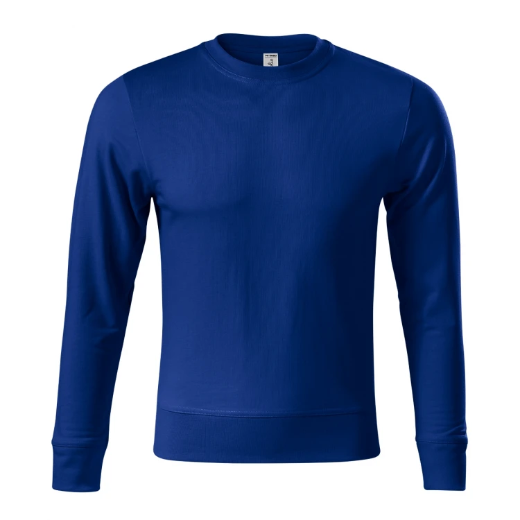 Sweat col rond PICCOLIO mod. Zero en mélange coton-polyester avec intérieur non gratté, vue de face à personnaliser avec logo