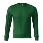 Sweat col rond PICCOLIO mod. Zero en mélange coton-polyester avec intérieur non gratté, vue de face à personnaliser avec logo