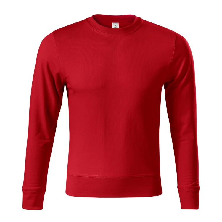 Sweat col rond PICCOLIO mod. Zero en mélange coton-polyester avec intérieur non gratté, vue de face à personnaliser avec logo