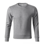 Sweat col rond PICCOLIO mod. Zero en mélange coton-polyester avec intérieur non gratté, vue de face à personnaliser avec logo