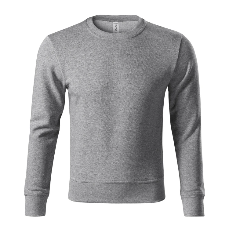Sweat col rond PICCOLIO mod. Zero en mélange coton-polyester avec intérieur non gratté, vue de face à personnaliser avec logo