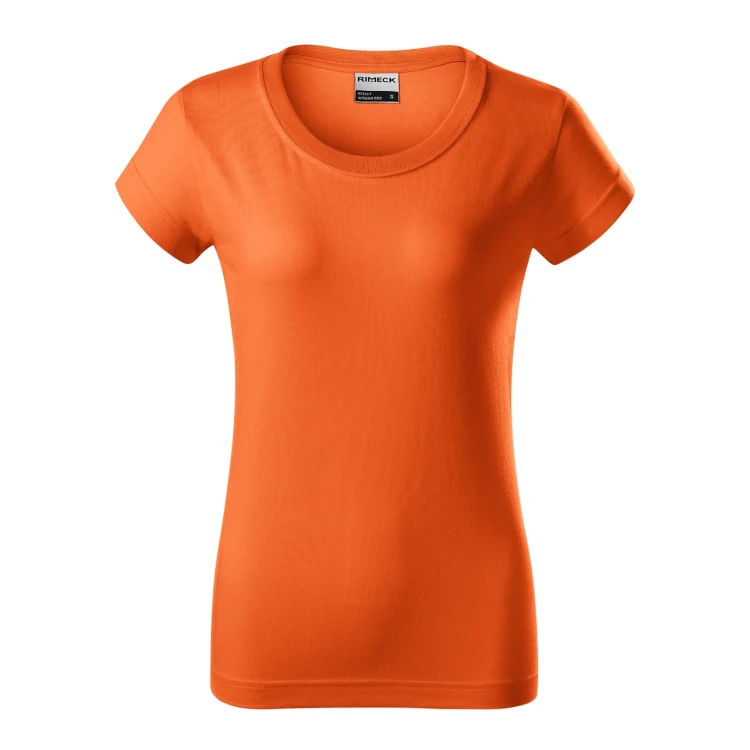 Damen-T-Shirt RIMECK mod. Resist aus vorbehandelter Baumwolle zum Personalisieren mit Logo