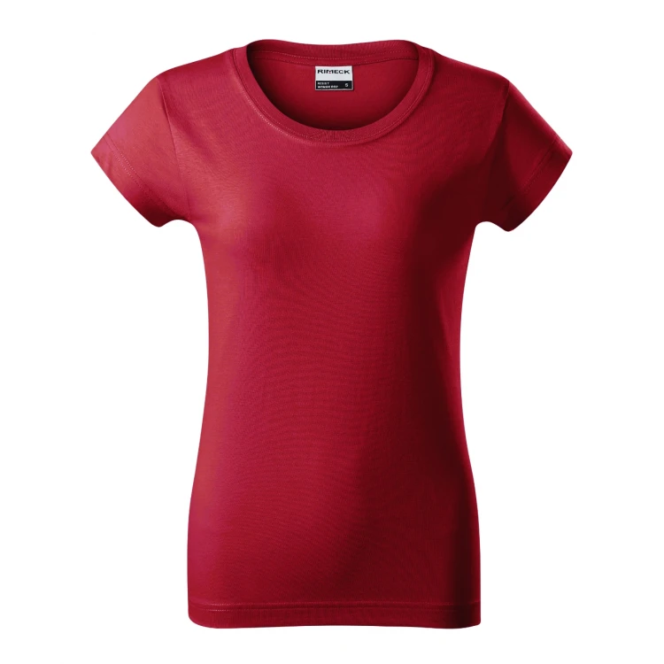 Damen-T-Shirt RIMECK mod. Resist aus vorbehandelter Baumwolle zum Personalisieren mit Logo