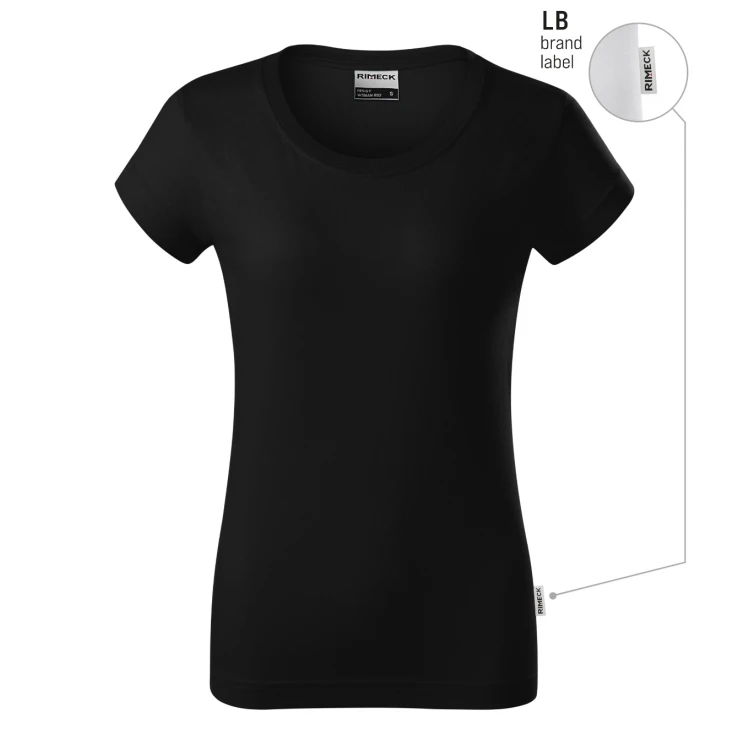 Damen-T-Shirt RIMECK mod. Resist aus vorbehandelter Baumwolle zum Personalisieren mit Logo
