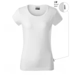 Damen-T-Shirt RIMECK mod. Resist aus vorbehandelter Baumwolle zum Personalisieren mit Logo
