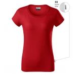 Damen-T-Shirt RIMECK mod. Resist aus vorbehandelter Baumwolle zum Personalisieren mit Logo
