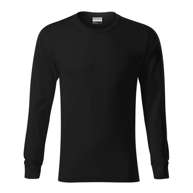 Langarm-T-Shirt RIMECK Resist LS aus Baumwolle zum Personalisieren mit Firmenlogo