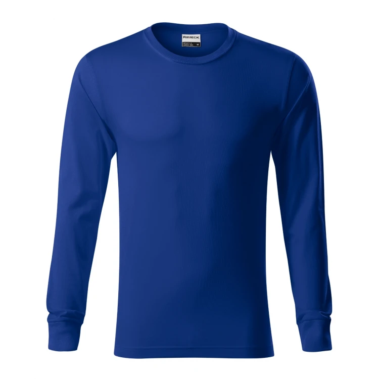 Langarm-T-Shirt RIMECK Resist LS aus Baumwolle zum Personalisieren mit Firmenlogo