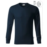 Langarm-T-Shirt RIMECK Resist LS aus Baumwolle zum Personalisieren mit Firmenlogo