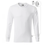 Langarm-T-Shirt RIMECK Resist LS aus Baumwolle zum Personalisieren mit Firmenlogo