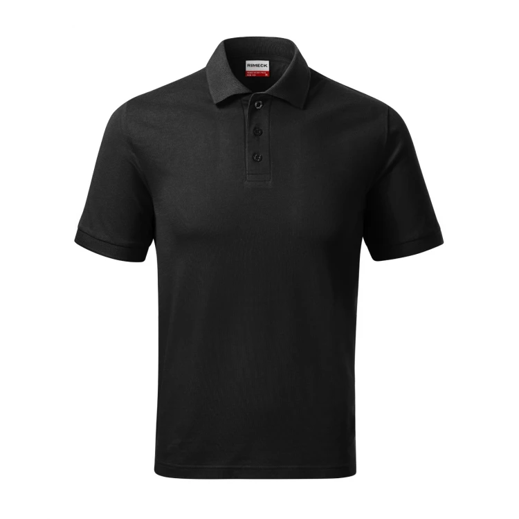 Polo RIMECK Resist Heavy in cotone 100% con colletto e bottoni, disponibile in assortimento di colori