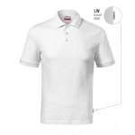 Polo RIMECK Resist Heavy in cotone 100% con colletto e bottoni, disponibile in assortimento di colori