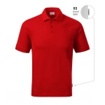 Polo RIMECK Resist Heavy in cotone 100% con colletto e bottoni, disponibile in assortimento di colori