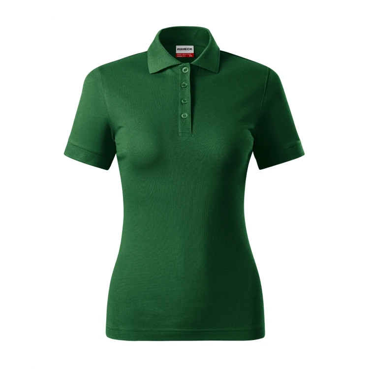 Women's RIMECK Resist Heavy polo shirt in cotton piqué ready to personalise with company logo