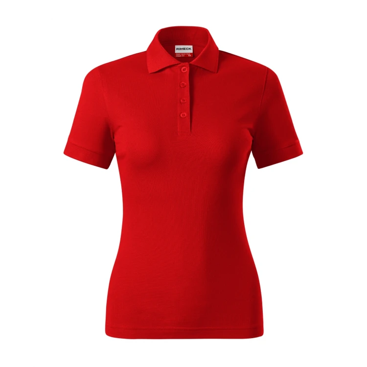 Women's RIMECK Resist Heavy polo shirt in cotton piqué ready to personalise with company logo