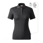 Women's RIMECK Resist Heavy polo shirt in cotton piqué ready to personalise with company logo