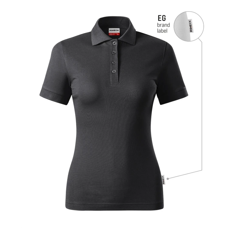 Women's RIMECK Resist Heavy polo shirt in cotton piqué ready to personalise with company logo